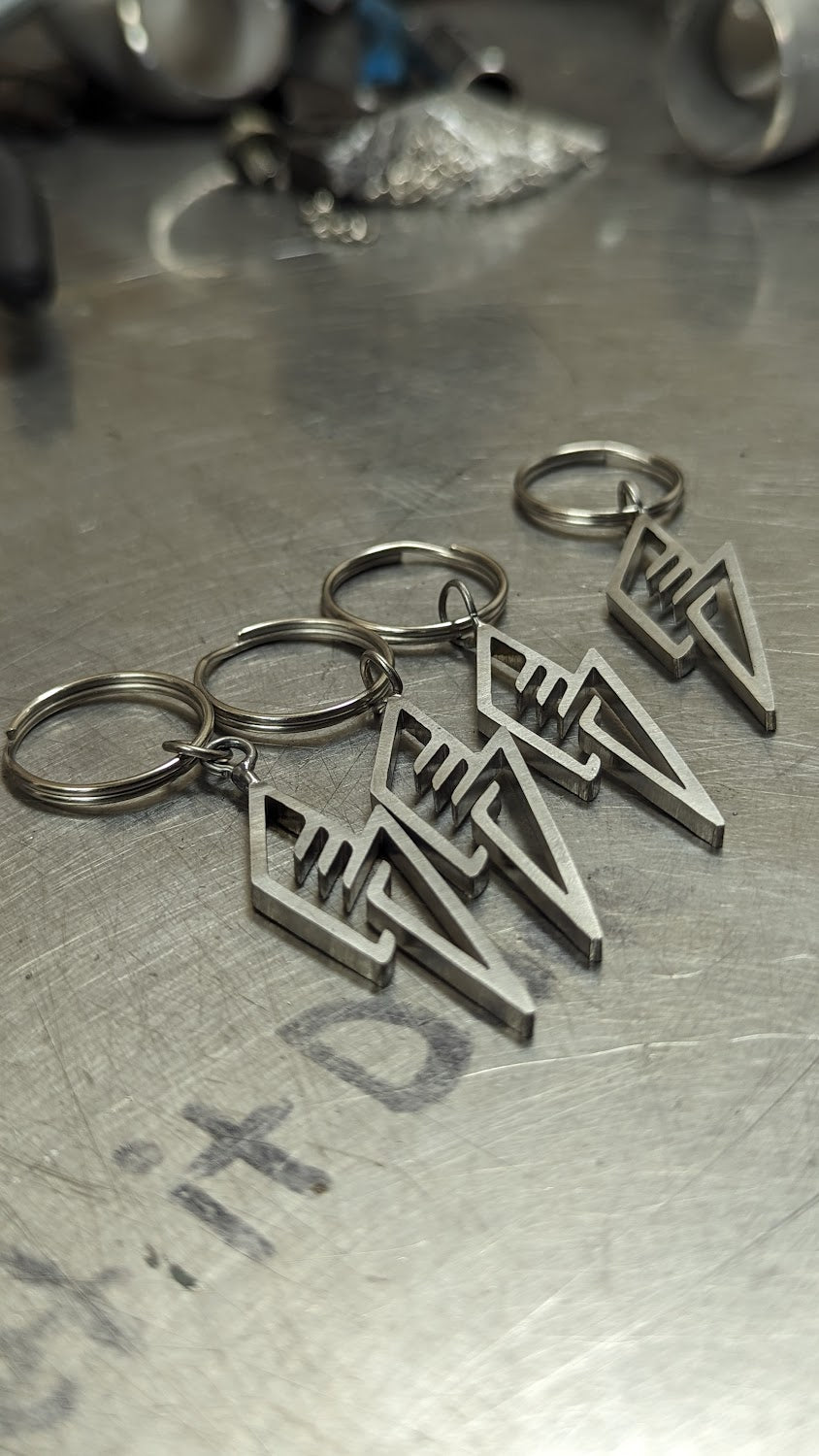 DMG stainless Keychain